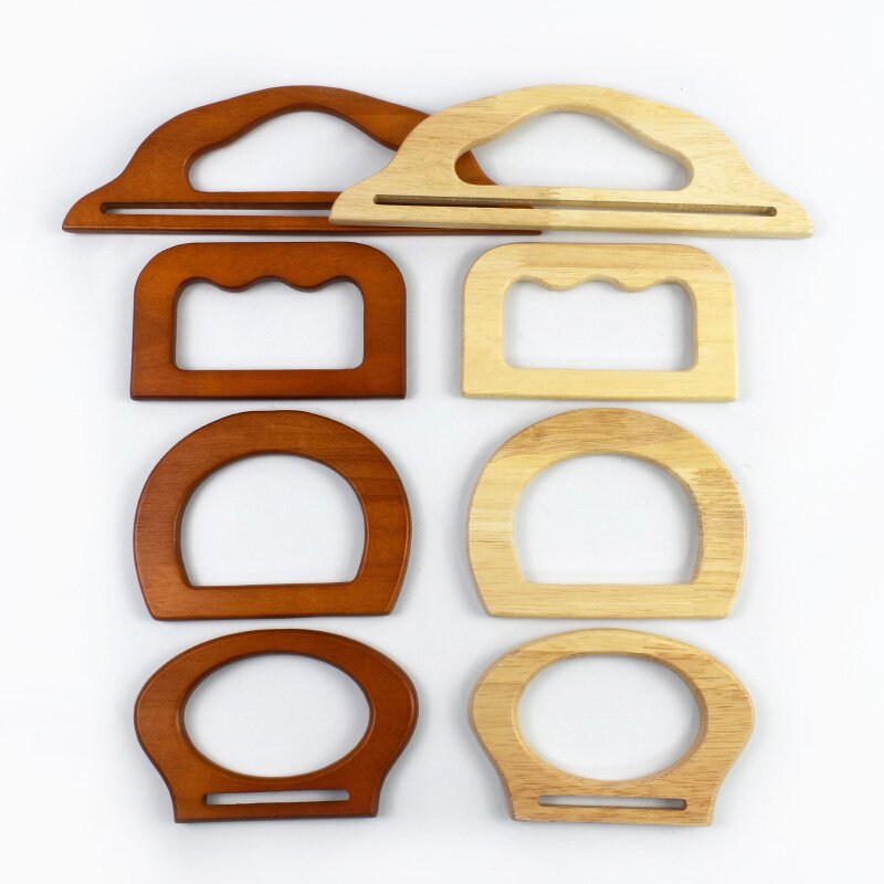 Wooden Bag Handles Manufacturer - OEM/ODM Multiple Shapes Sizes Natural Wood DIY