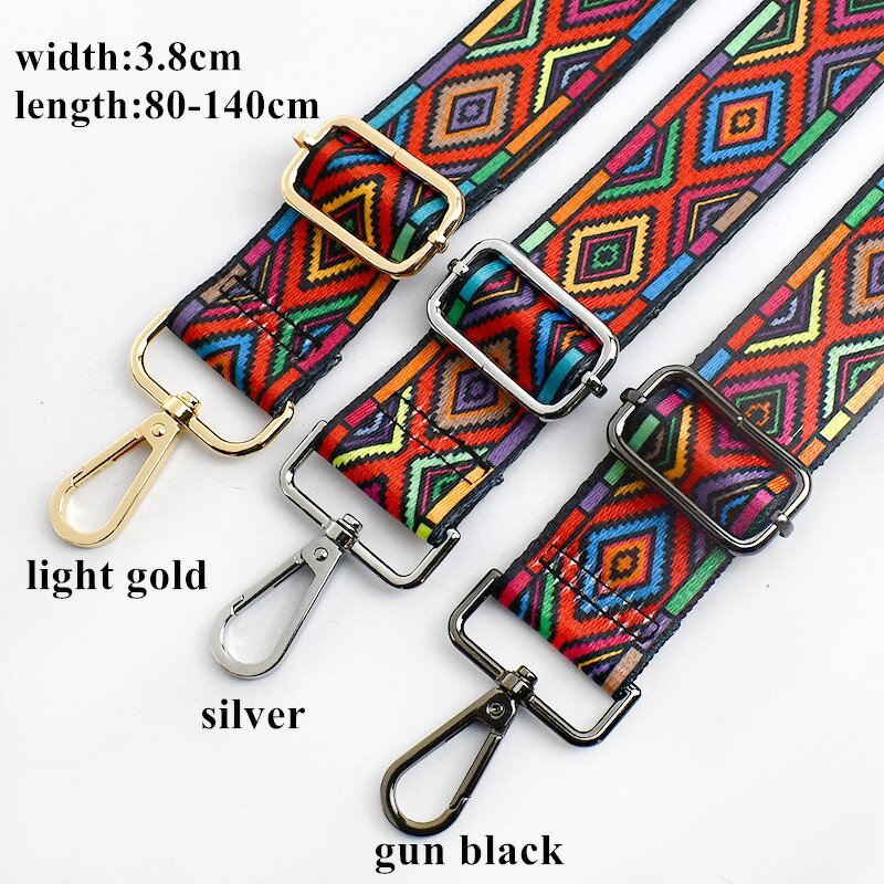 Bag Straps Factory - OEM/ODM Nylon Adjustable Shoulder Crossbody Straps 3.8cm