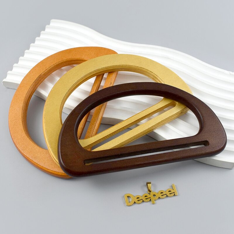 Wooden Bag Handle Factory - OEM/ODM D Ring Antiseptic Wood Handle for Handbag
