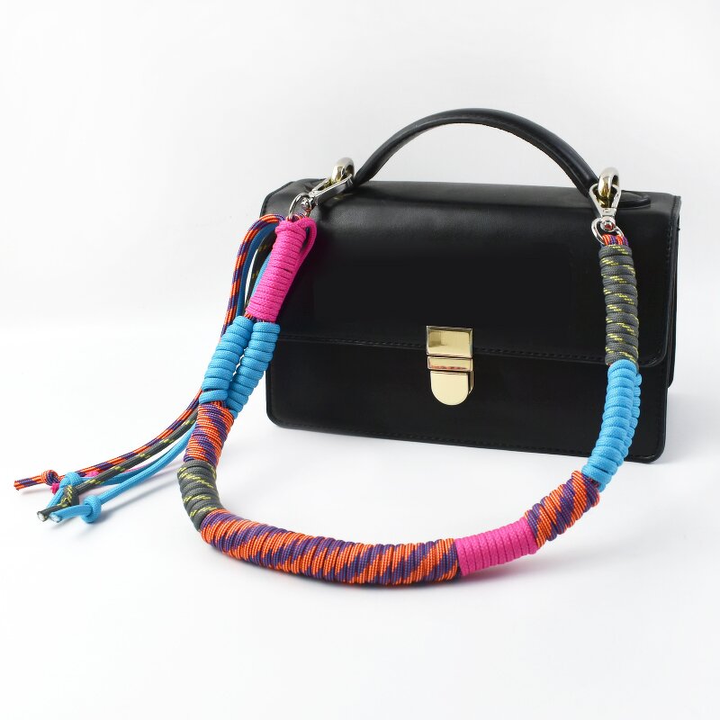 Bag Accessories Manufacturer - OEM/ODM Hand-woven Cotton Rope Straps Shoulder Bag