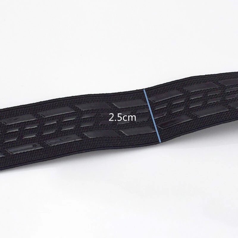 Elastic Band Factory - OEM/ODM DIY Clothing Sewing Nonslip Silicone Black Webbing