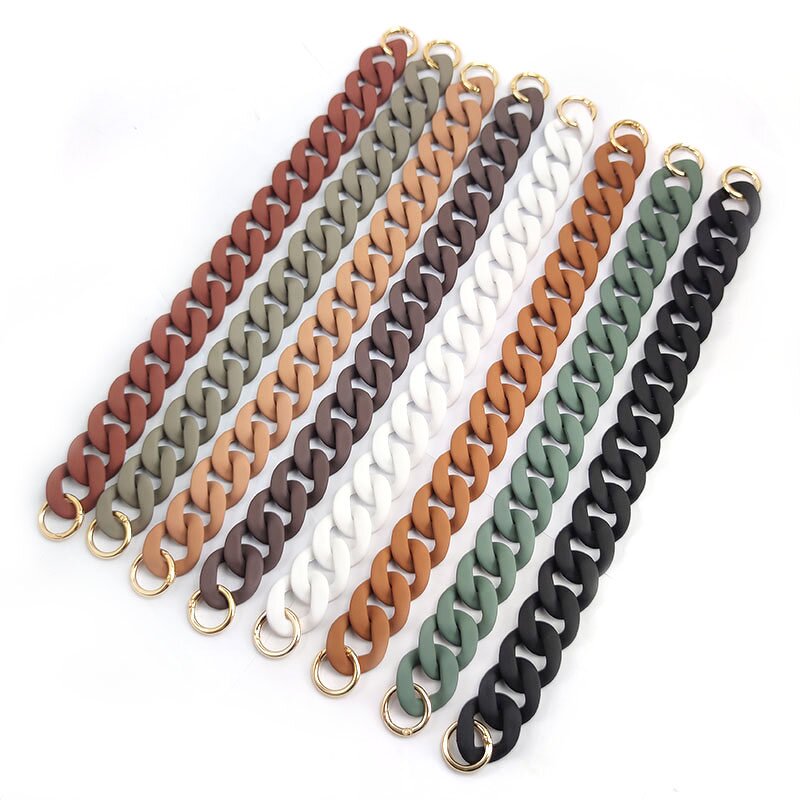 Purse Straps Manufacturer - OEM/ODM Custom Handbag Hardware Resin Chain Accessories
