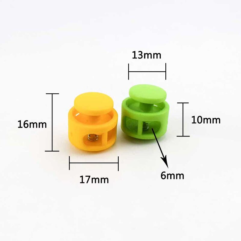 Hat Adjustment Clips Factory - OEM/ODM Elastic Rope Cord Lock Plastic Stopper 6mm