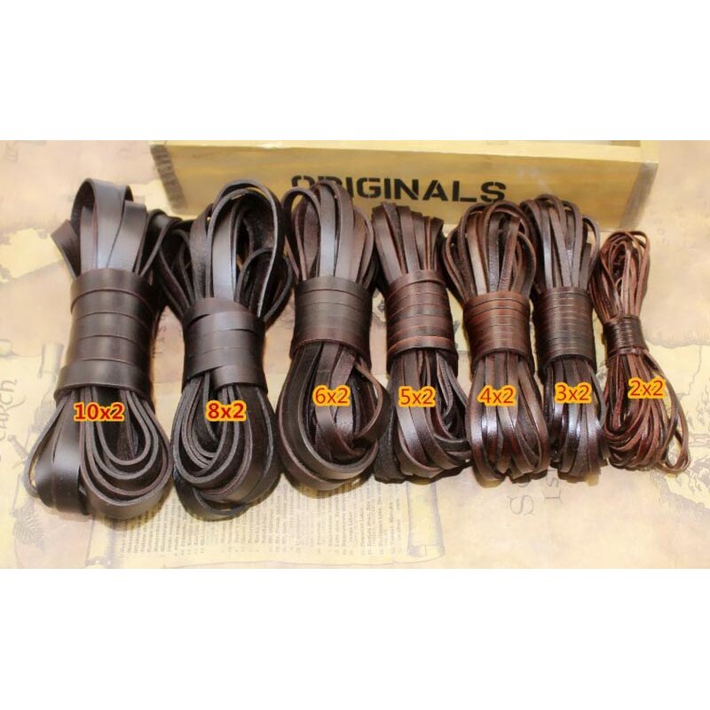 Leather Cord Factory - OEM/ODM DIY Braided Round Flat Rope Vintage Cowhide Cord