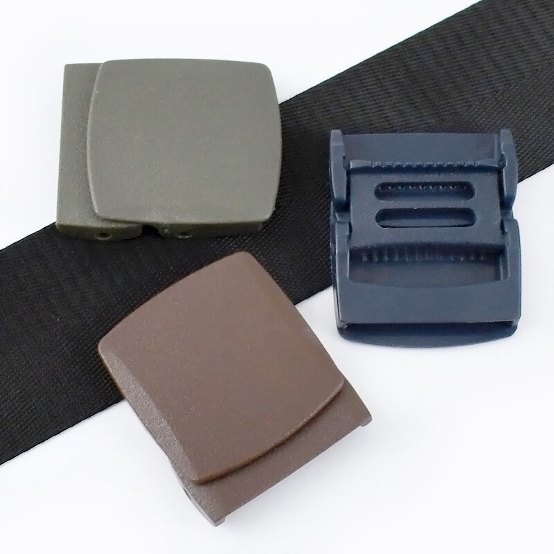 Belt Buckle Factory - OEM/ODM Webbing Belt Buckle Smooth Plastic 3.2cm for Leather