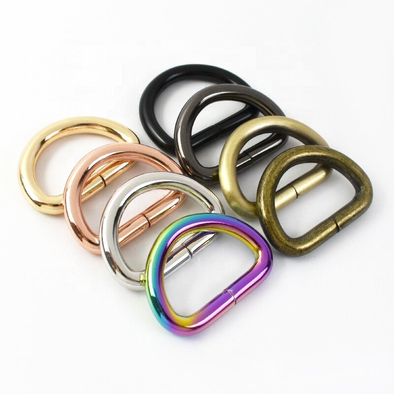 Luggage Hardware Manufacturer - OEM/ODM DIY Adjustable Iron D Ring Bag Strap Buckle