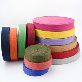Canvas Webbing Factory - OEM/ODM Cotton Webbing Belt Backpack Safety Band Ribbon