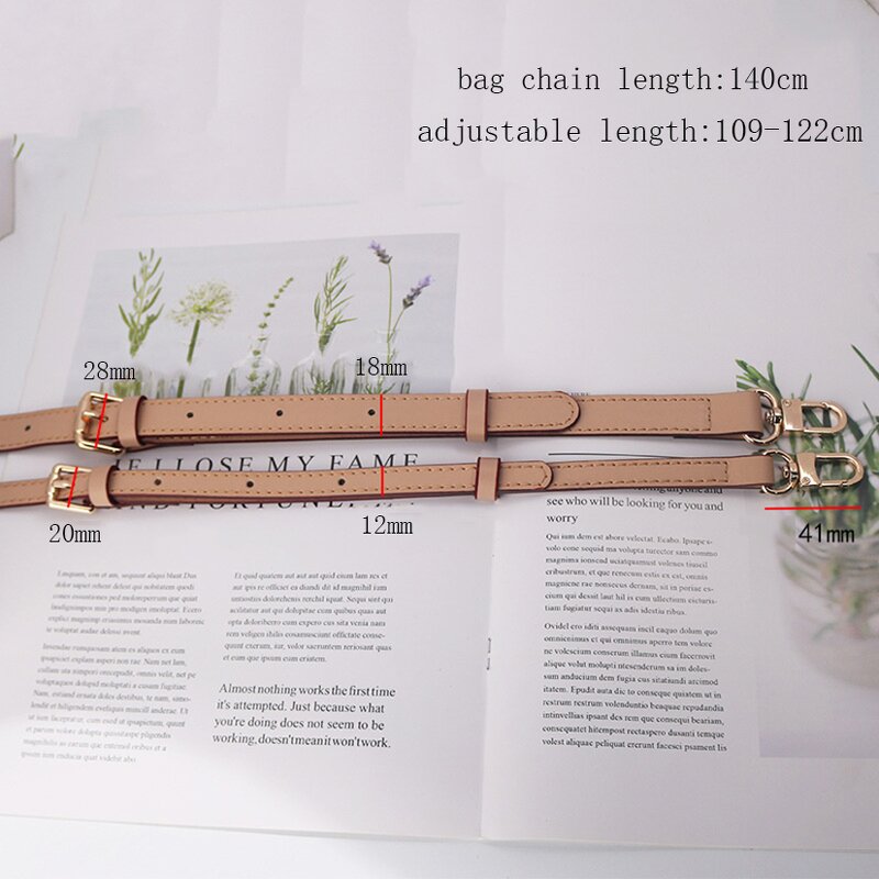 Bag Accessories Factory - OEM/ODM PU Leather Adjustable Bag Strap Chain Purse Chain