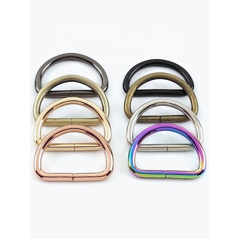 Handbag Hardware Factory - OEM/ODM Custom Color Rainbow Rose Gold D Ring