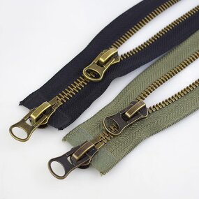 Open-End Zipper Factory - OEM/ODM Down Bag Repair Copper Zipper 80-120cm