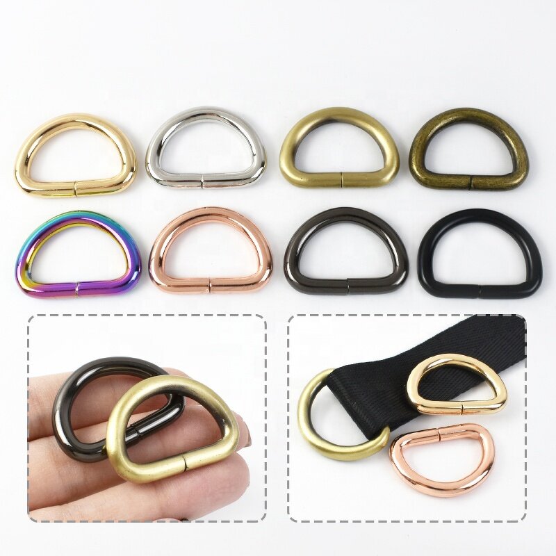 Handbag Hardware Factory - OEM/ODM Custom Color Rainbow Rose Gold D Ring