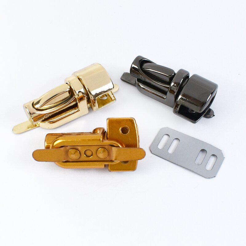 Purse Closure Factory - OEM/ODM Twist Turn Lock Replacement Mortise Lock 34/39mm