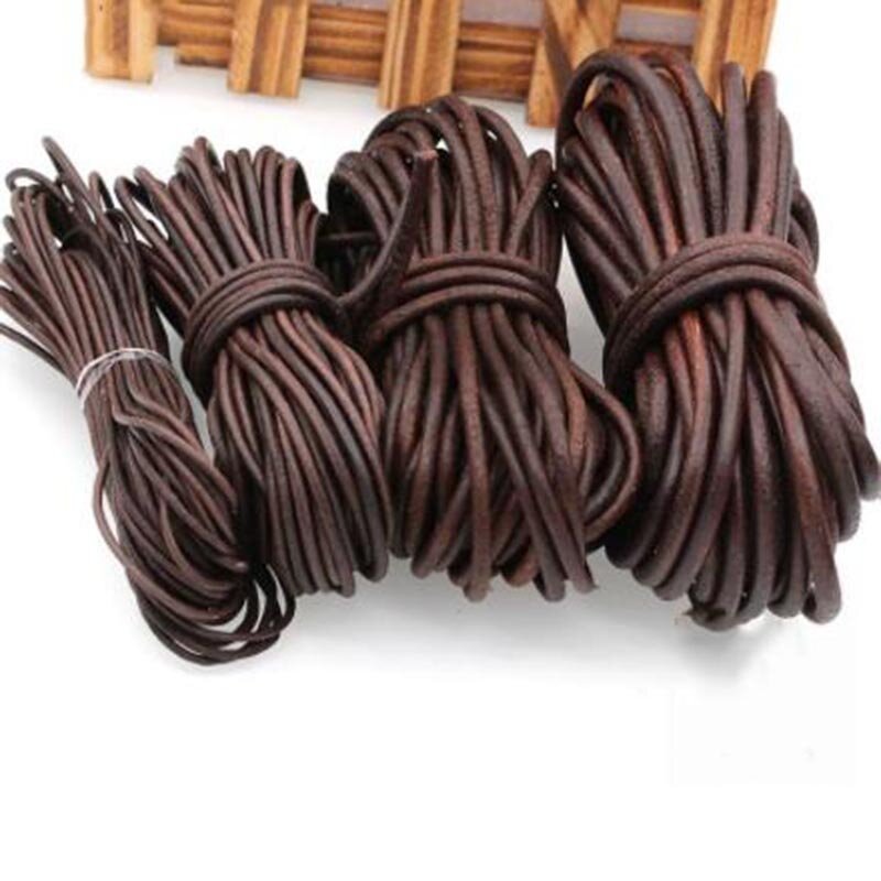 Leather Cord Factory - OEM/ODM DIY Braided Round Flat Rope Vintage Cowhide Cord