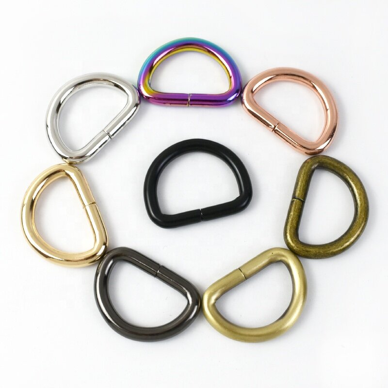 Luggage Hardware Manufacturer - OEM/ODM DIY Adjustable Iron D Ring Bag Strap Buckle