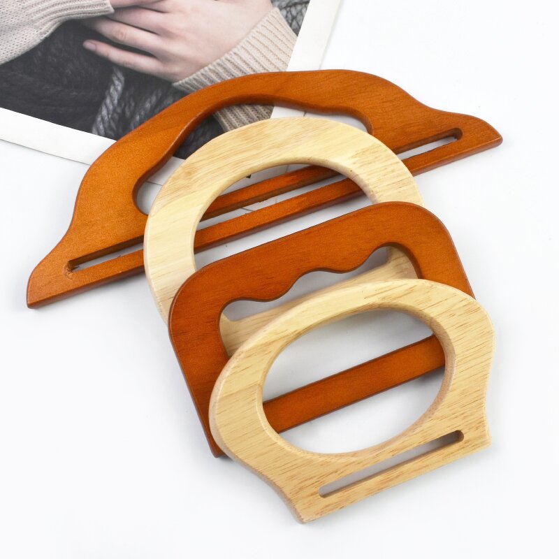 Wooden Bag Handles Manufacturer - OEM/ODM Multiple Shapes Sizes Natural Wood DIY