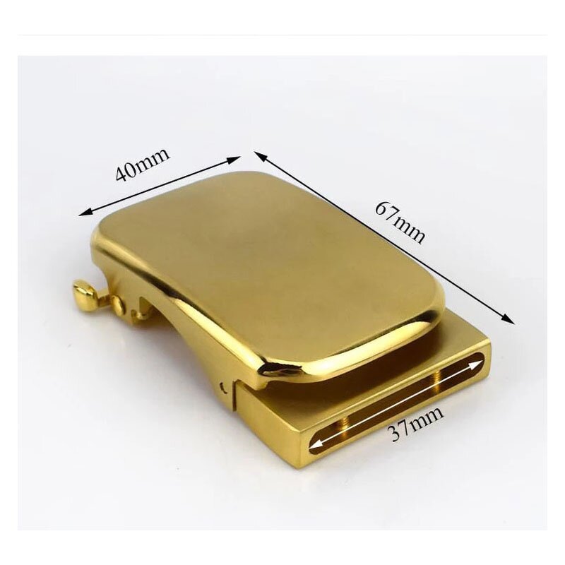 Belt Buckle Manufacturer - OEM/ODM Solid Brass Belt Buckle 3.5cm Automatic Buckle