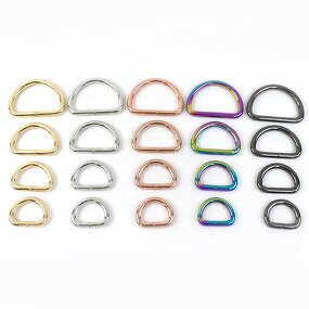 Luggage Hardware Manufacturer - OEM/ODM DIY Adjustable Iron D Ring Bag Strap Buckle