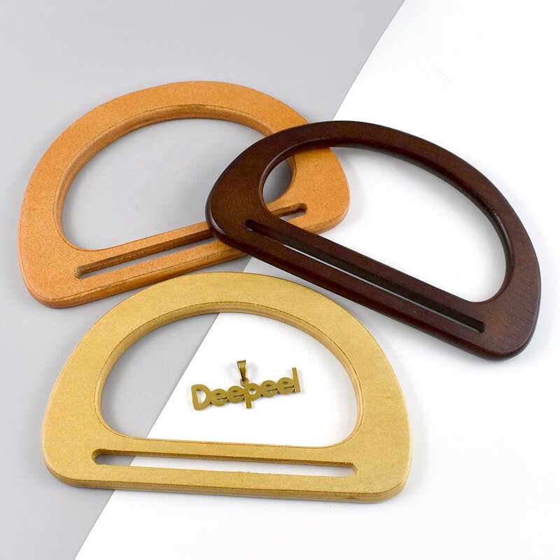Wooden Bag Handle Factory - OEM/ODM D Ring Antiseptic Wood Handle for Handbag