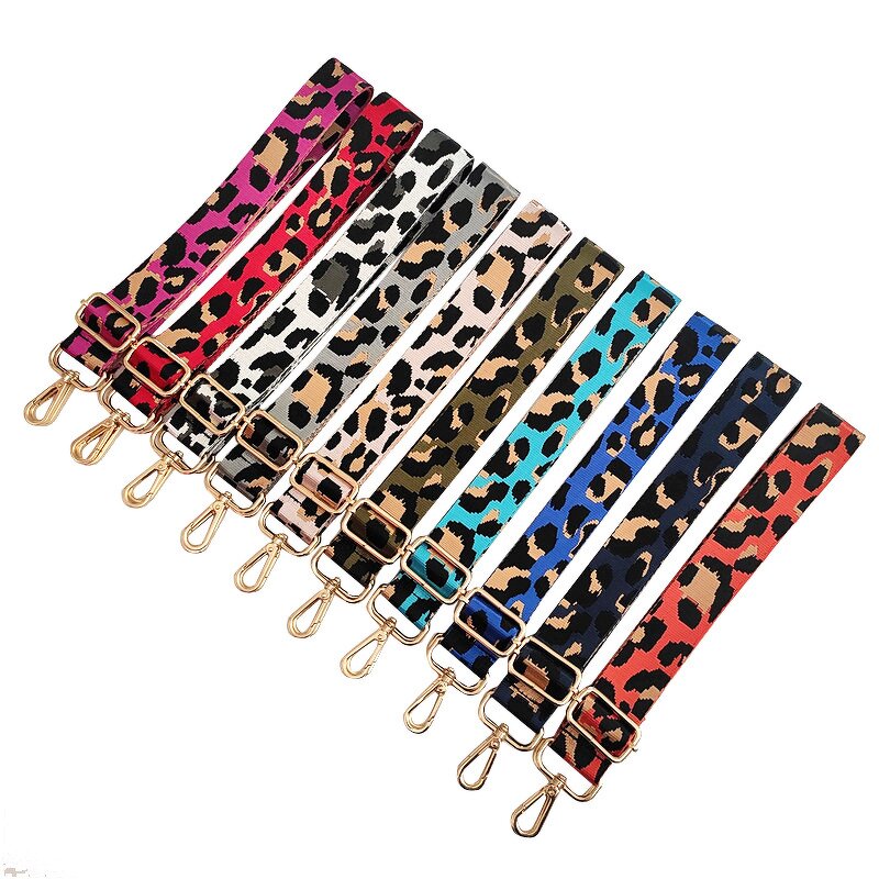 Bag Chain Strap Factory - OEM/ODM Custom Fashion Leopard Wide Adjustable Nylon