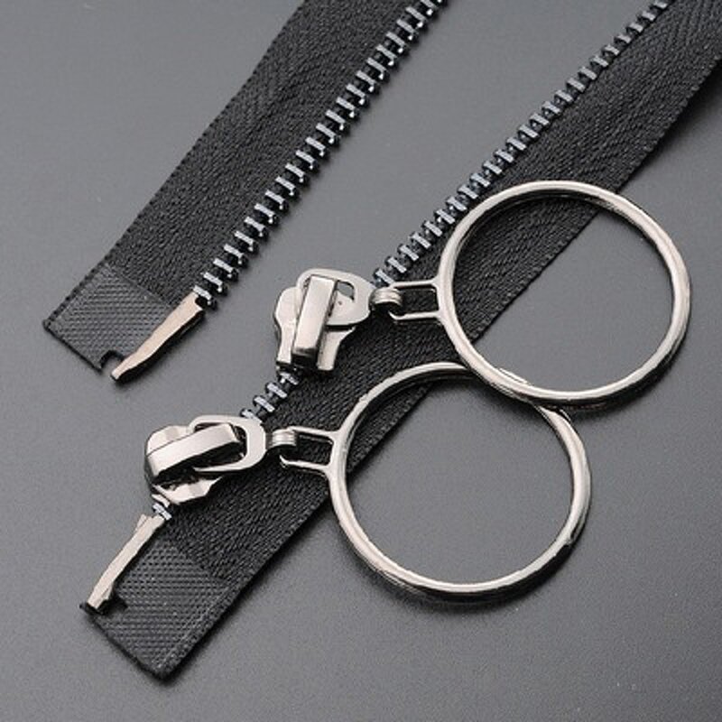 Open-End Zipper Manufacturer - OEM/ODM Double Sliders Coat Down Jacket Repair Zip