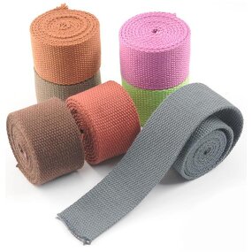 Webbing Ribbon Manufacturer - OEM/ODM Polyester Cotton Belt Ribbon Backpack Canvas Nylon
