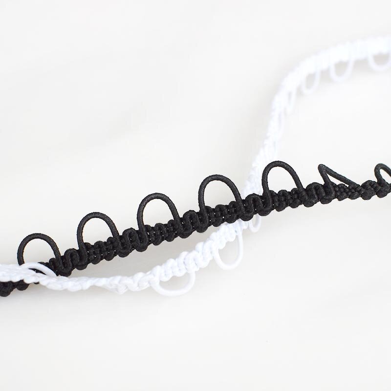 Webbing Ribbon Factory - OEM/ODM Curved Edge Braided Webbing DIY Sewing Clothing Lace