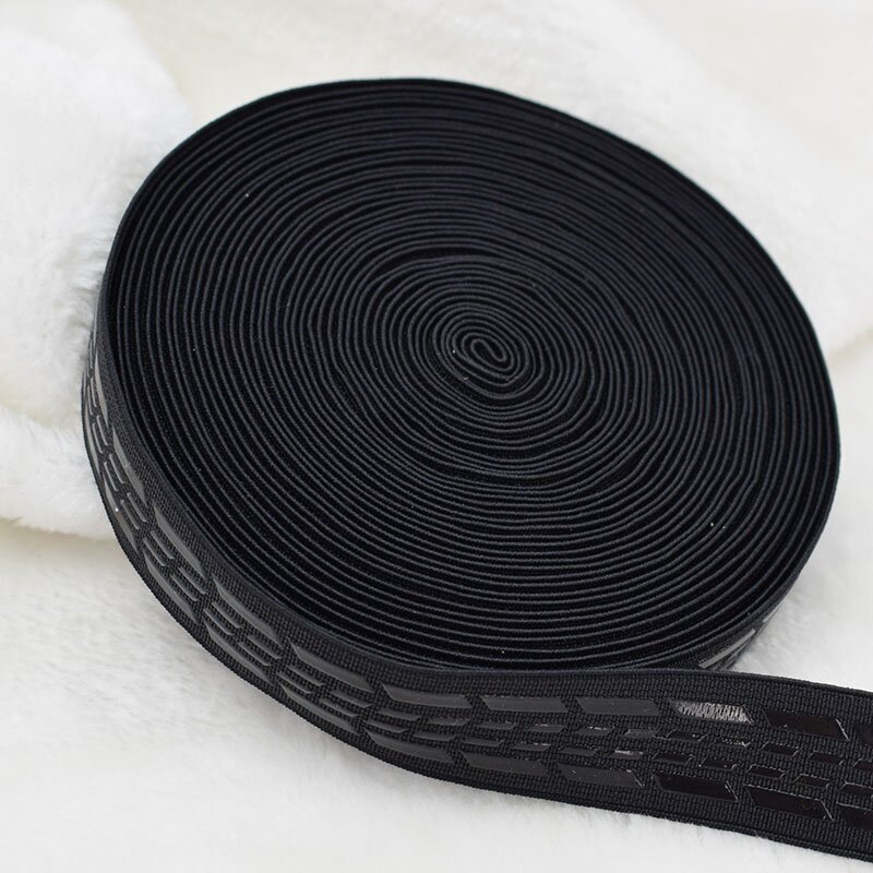 Elastic Band Factory - OEM/ODM DIY Clothing Sewing Nonslip Silicone Black Webbing