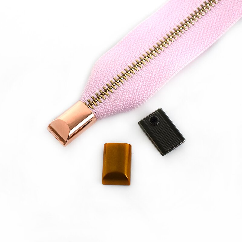 Zipper Tail Clip Factory - OEM/ODM Handbag Hardware Accessory Bag Zip End Stopper
