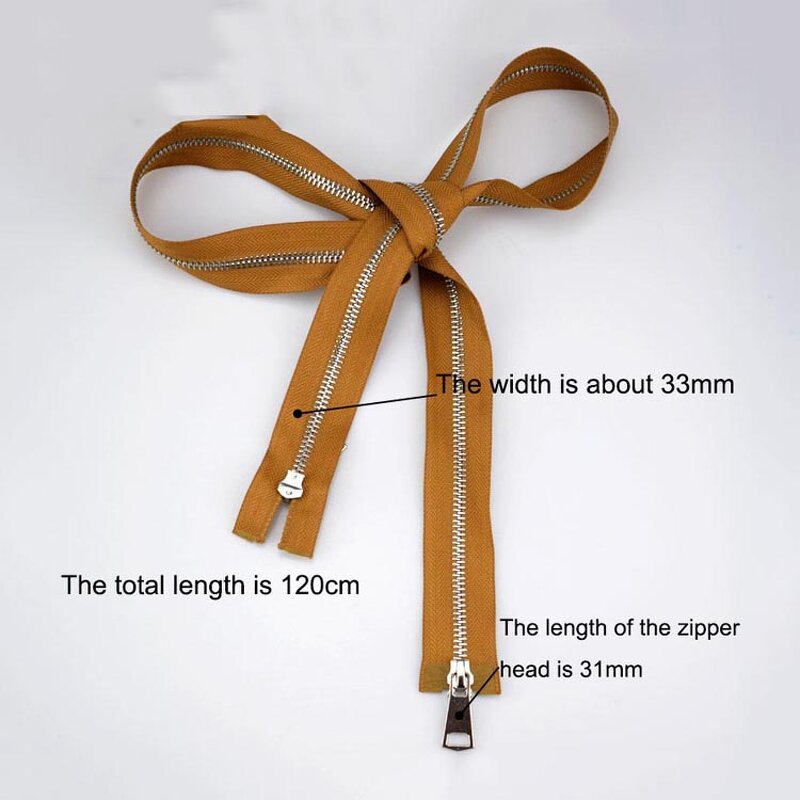 Open-End Zipper Factory - OEM/ODM 5# Double Pullers Metal Zipper for Clothing