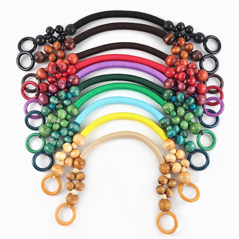 Bag Parts Factory - OEM/ODM Replacement Handles Nylon Cord Beaded DIY Woven Bags