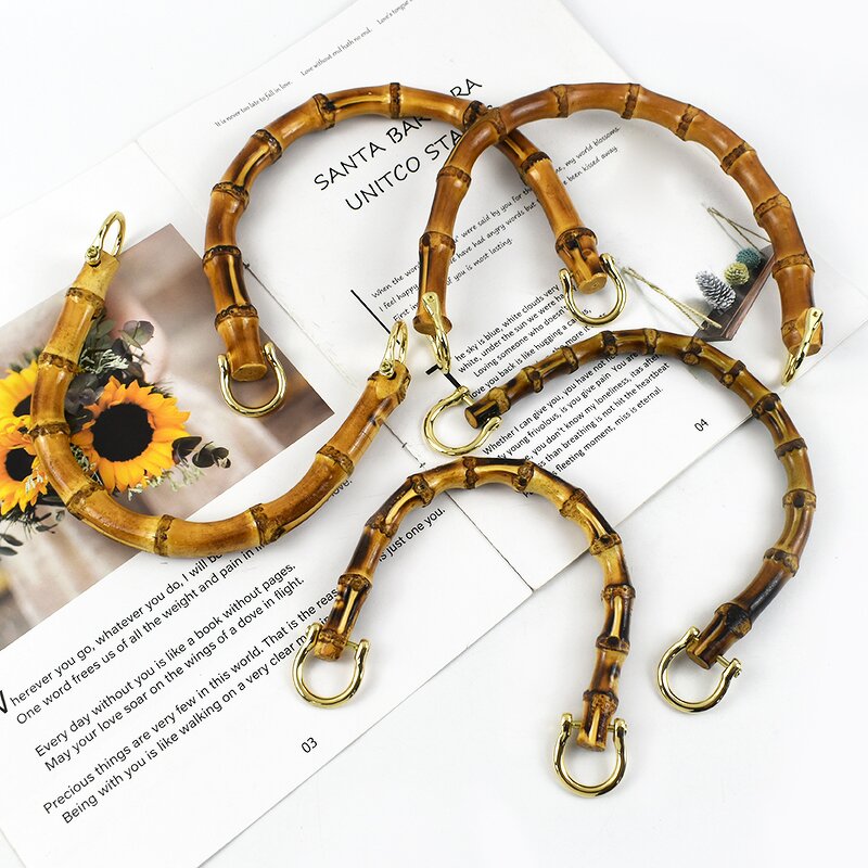 Bag Handles Manufacturer - OEM/ODM Natural Wooden Vintage Bamboo Purse Frame
