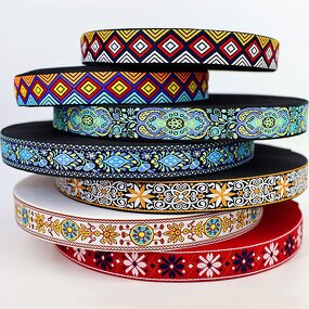 Webbing Tapes Factory - OEM/ODM Jacquard Embroidery Bag Strap Polyester 38mm