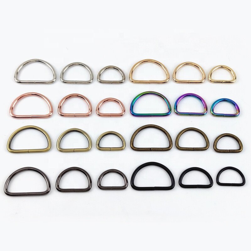 Handbag Hardware Factory - OEM/ODM Custom Color Rainbow Rose Gold D Ring