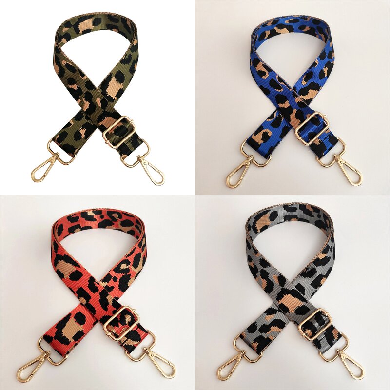 Bag Chain Strap Factory - OEM/ODM Custom Fashion Leopard Wide Adjustable Nylon