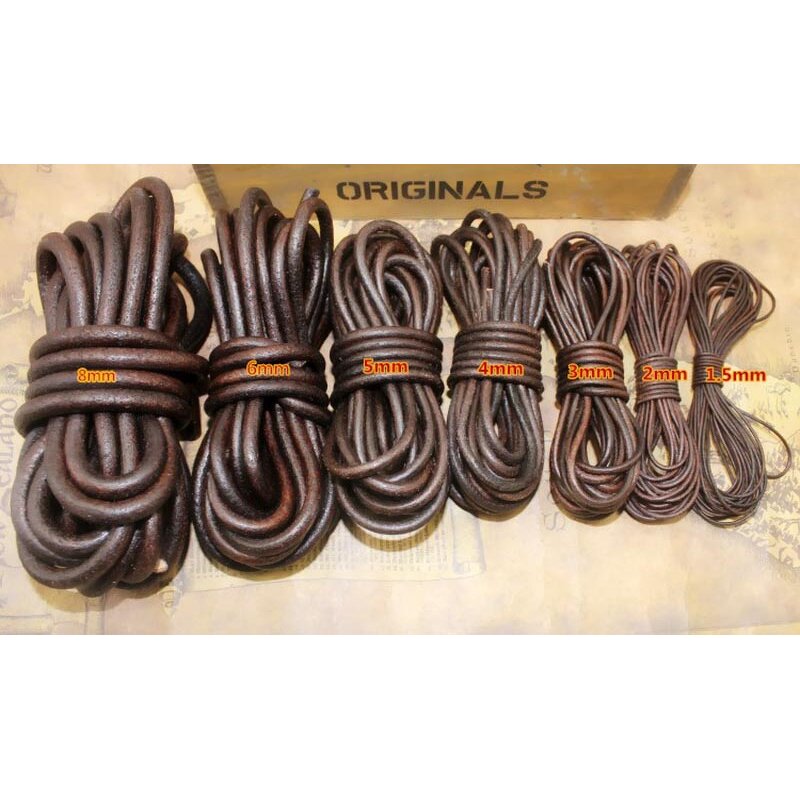 Leather Cord Factory - OEM/ODM DIY Braided Round Flat Rope Vintage Cowhide Cord