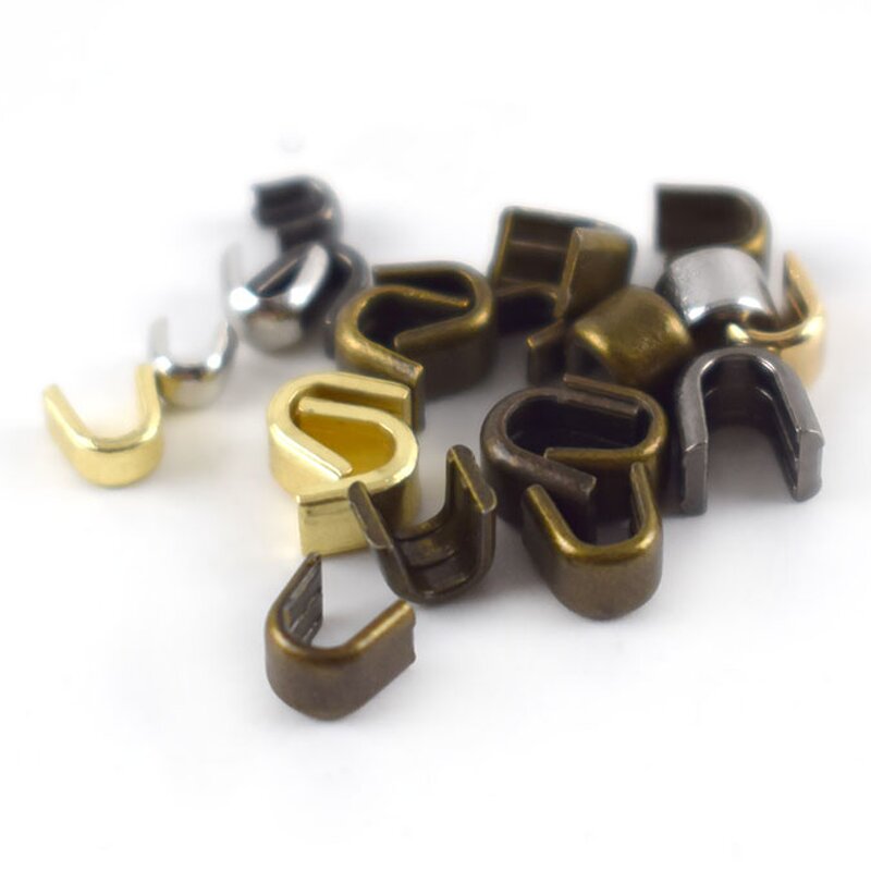 Zipper Repair Factory - OEM/ODM Slip Front Code Brass U Style Zipper Stopper