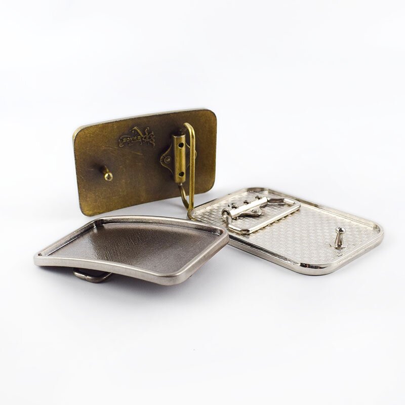 Belt Buckle Factory - OEM/ODM Metal Plate Retro Jean Waist Adjustment Buckle
