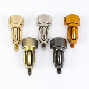 Purse Closure Factory - OEM/ODM Twist Turn Lock Replacement Mortise Lock 34/39mm