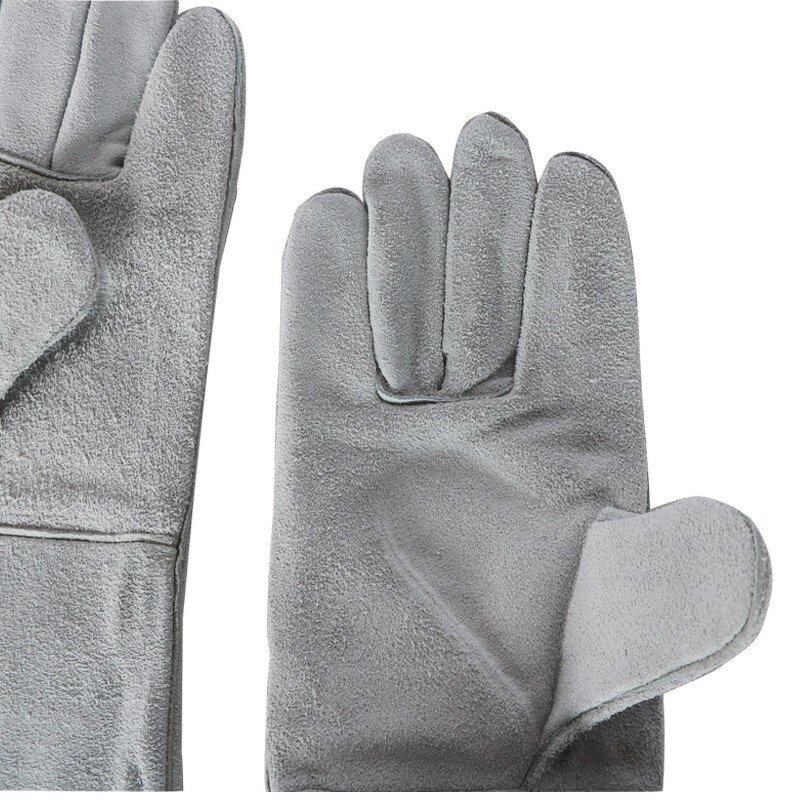 Leather Gloves Factory - OEM Custom Top Layer Cowhide Fire Resistant