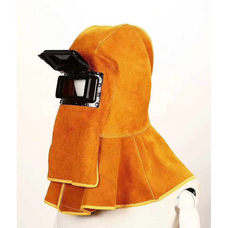 Welding Headwear Factory - OEM Automatic Dimming Cowhide Heat Resistant