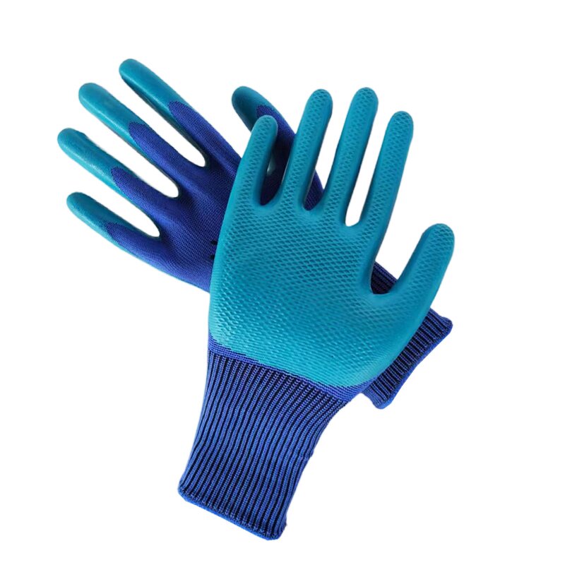 Nitrile Gloves Manufacturer - OEM Anti-Slip Latex Coated Gardening EN388