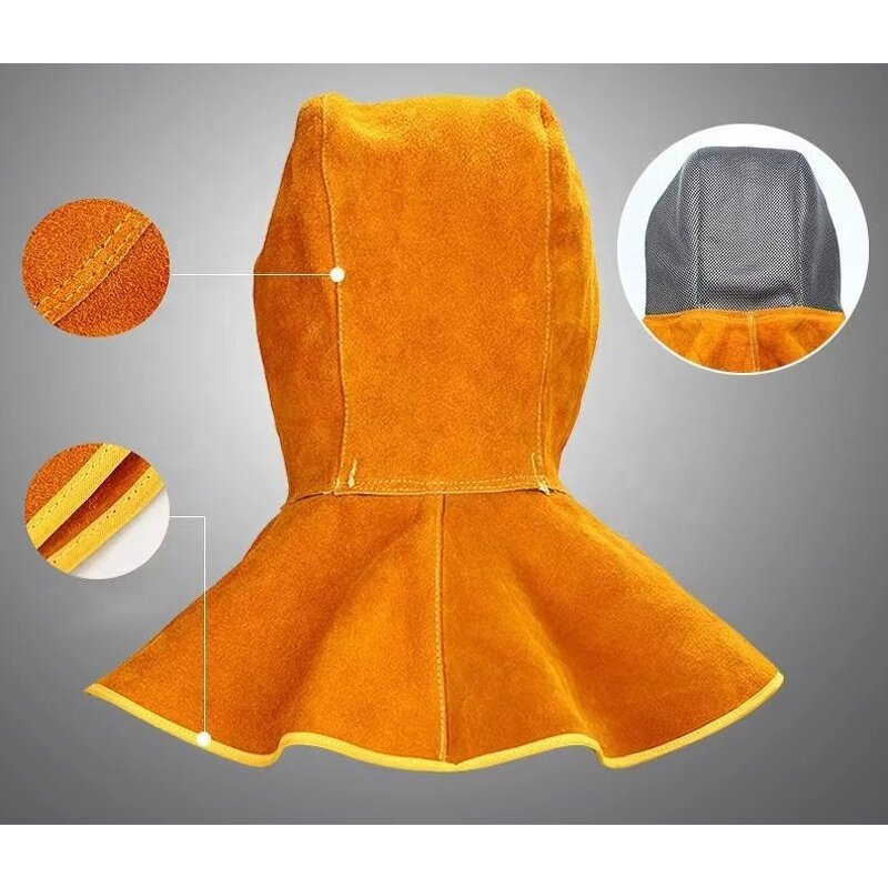 Welding Headwear Factory - OEM Automatic Dimming Cowhide Heat Resistant