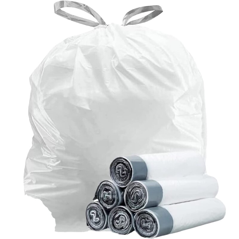 Garbage Bags Manufacturer - OEM Leak Proof Drawstring HDPE LDPE Kitchen