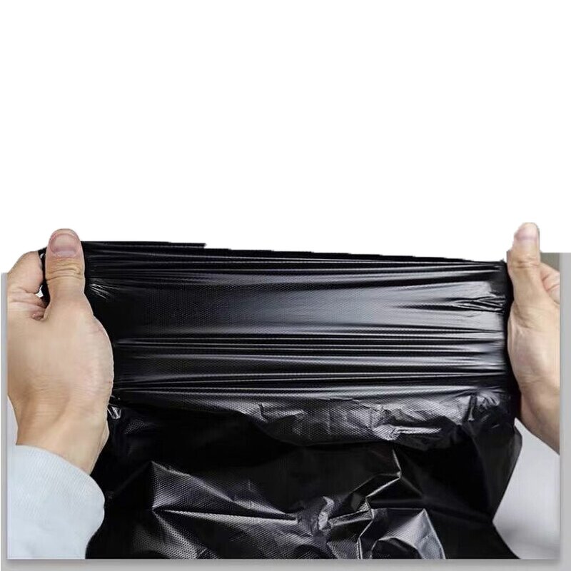 Trash Bags Manufacturer - OEM Large Flat Bottom Black LDPE HDPE Heavy-Duty