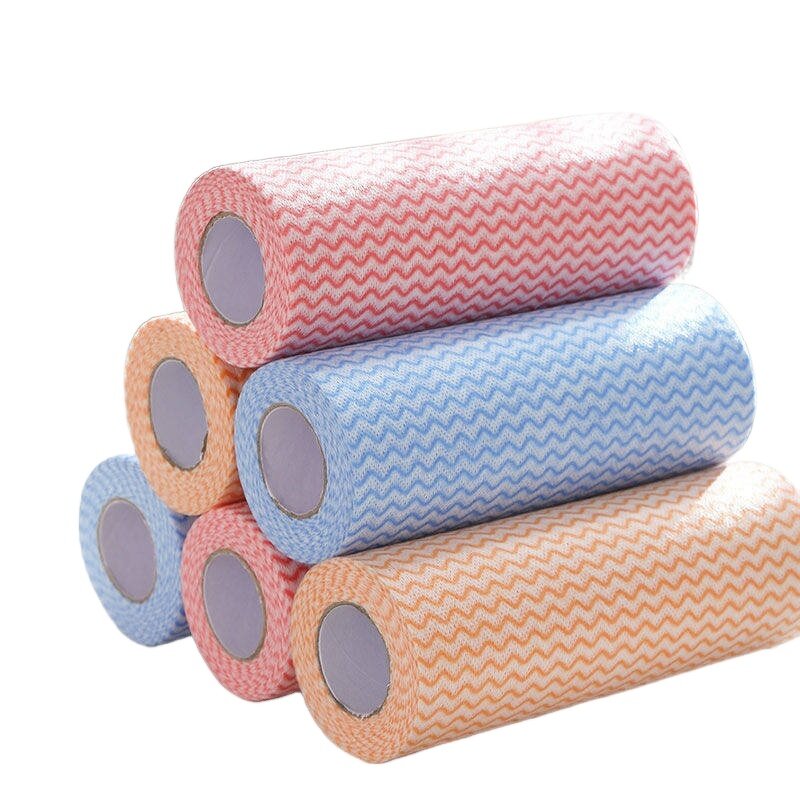 Cleaning Cloth Factory - OEM Durable Non Woven Wavy Spunlace Heavy Duty