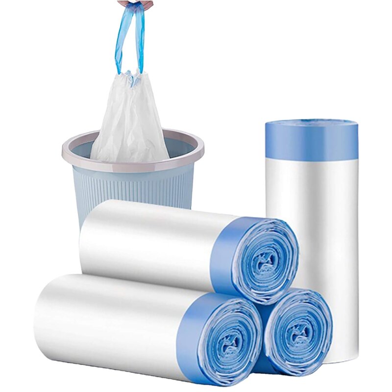 Garbage Bags Manufacturer - OEM Leak Proof Drawstring HDPE LDPE Kitchen