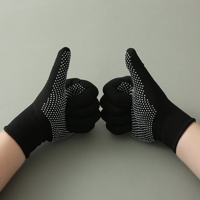 Safety Gloves Manufacturer - Wholesale Cotton Yarn with PVC Dots Knitted