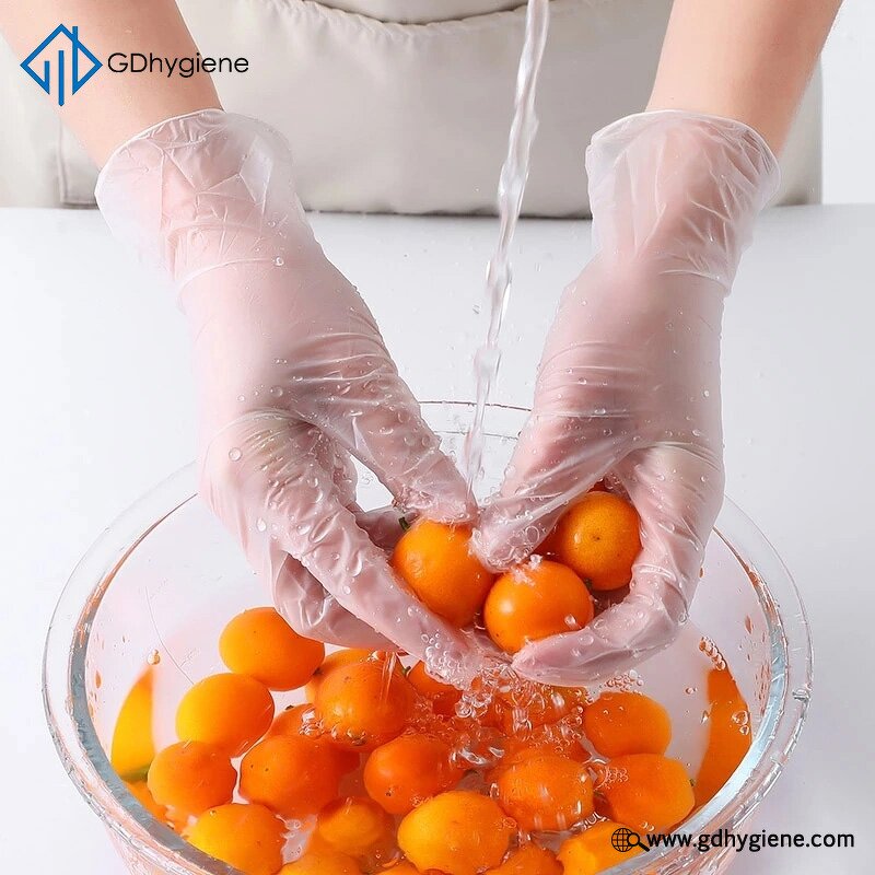 Vinyl Gloves Manufacturer - OEM Clear Disposable Powder-Free for Food Cleaning