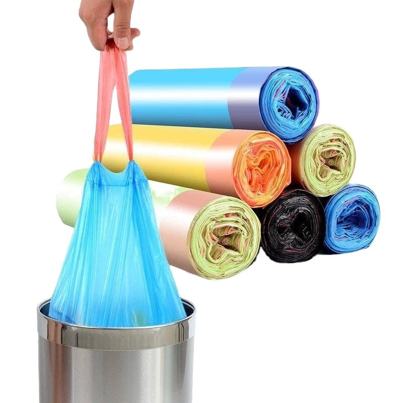 Garbage Bags Manufacturer - OEM Durable Drawstring HDPE LDPE Leak Proof