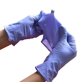 Nitrile Gloves Manufacturer - OEM Food Grade Thick 100 Pcs Box Catering